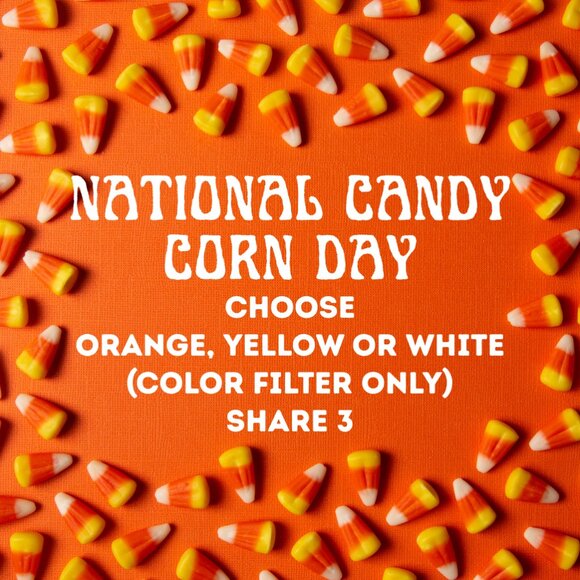 THUR. 10/30/25 CHOOSE ORANGE, YELLOW OR WHITE Share 3 Group - Picture 1 of 5